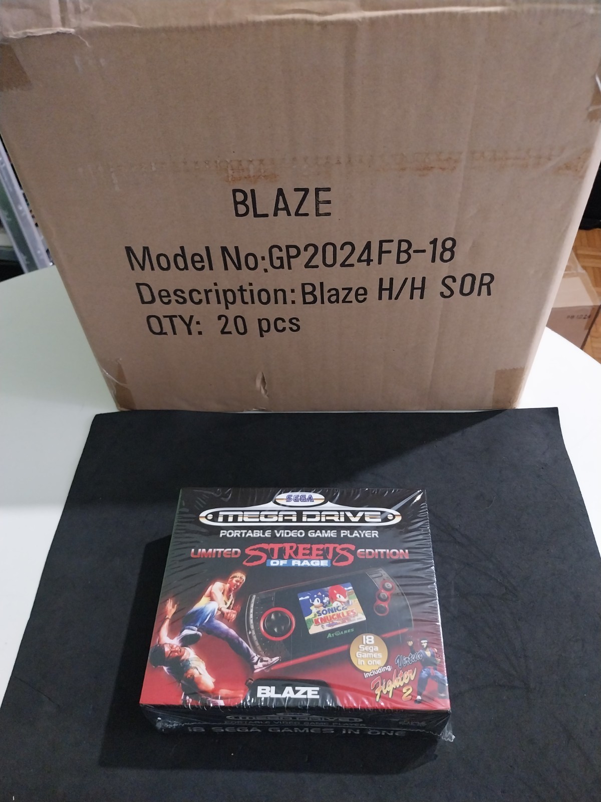 Console Blaze Sega Megadrive Portable Streets Of Rage Editio